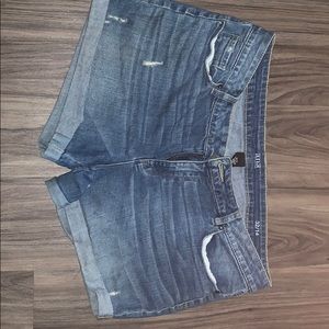 Denim shorts never worn